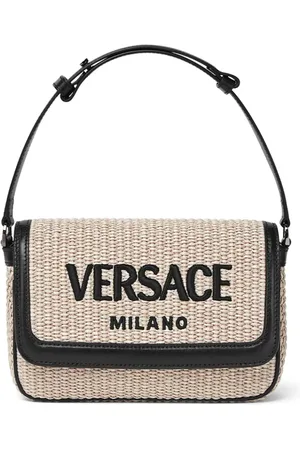 VERSACE Milano raffia cross body bag