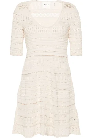 Marant Etoile Jumi crochet-knit mini dress