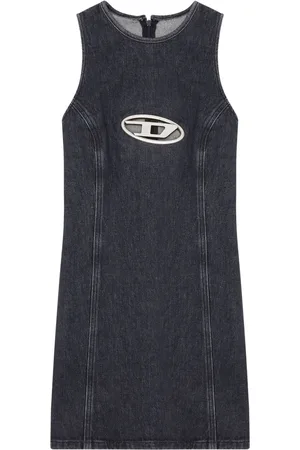 Diesel Oval D denim mini dress