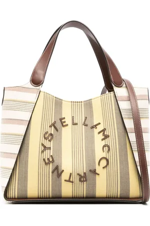 Stella McCartney Striped tote bag
