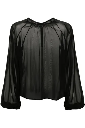 The Andamane Renee puff-sleeve blouse
