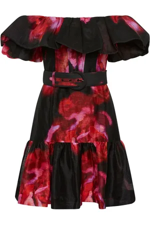 Rebecca Vallance Rosina off-shoulder dress