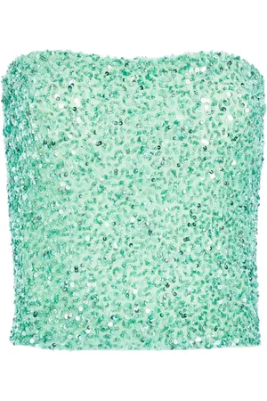 Retrofete Kala sequin strapless top