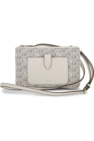 MOREAU Monogram leather crossbody bag