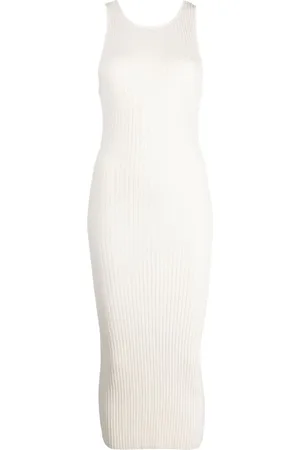 JOHN ELLIOTT Piper round-neck ribbed-knit midi dress