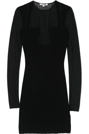 Nensi Dojaka Ribbed plissé mini dress