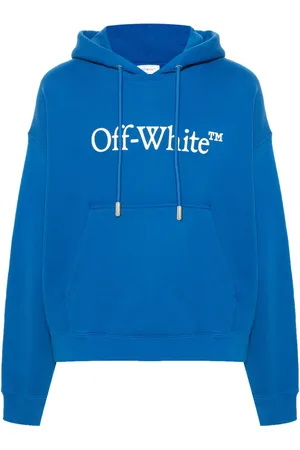 OFF-WHITE Big Bookish Skate cotton hoodie