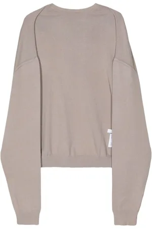 Rokh Logo-patch knitted cape