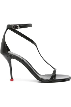 Alexander McQueen Harness 90mm leather sandals