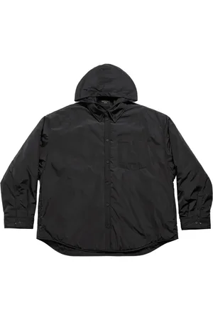 Balenciaga Hooded shirt jacket