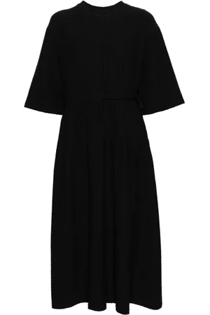 HENRIK VIBSKOV Mismatch crinkled midi dress