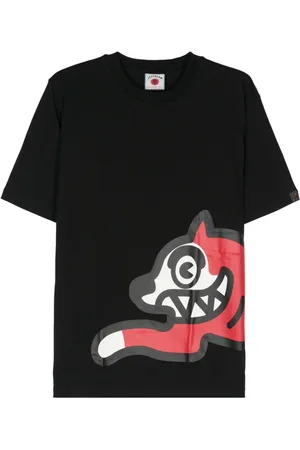 ICECREAM Running dog-print cotton T-shirt
