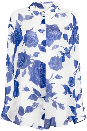 AJE Belonging floral-print shirt