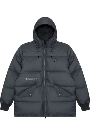 A Bathing Ape Logo-print quilted down jacket