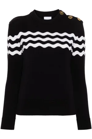 Patou Wave knitted jumper
