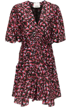 Isabel Marant Lienne ruched mini dress