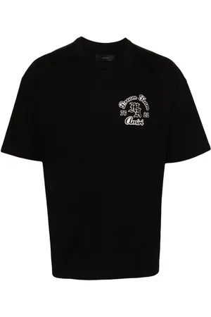 AMIRI Flocked-logo cotton T-shirt