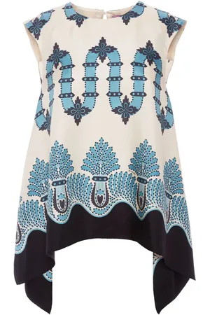 La DoubleJ San Carlo silk top