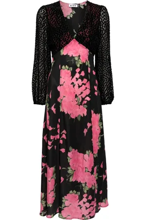 RIXO London Melanie floral-print silk midi dress