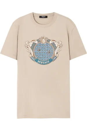 VERSACE Starfish Blason crystal-embellished T-shirt