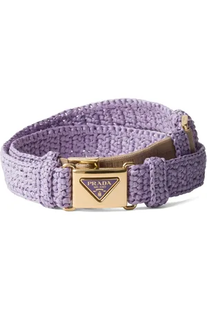 Prada Braided buckle-fastening belt