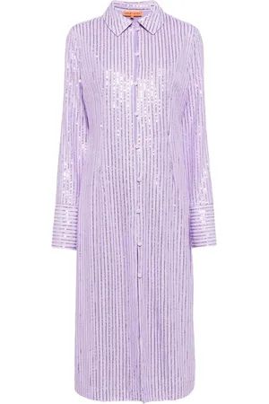 STINE GOYA Sonja sequin-embellished shirtdress