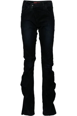 OTTOLINGER Draped velvet jeans