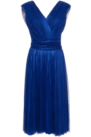 RHEA COSTA Draped midi dress