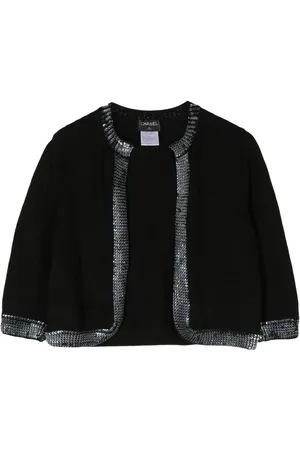 CHANEL 1999 sequin-embellished cropped cardigan