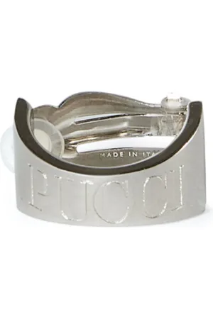 Puccini Crush logo-debossed earcuffs (set of three)