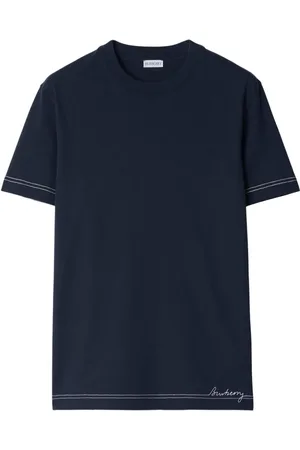 Burberry Contrast-stitching cotton T-shirt