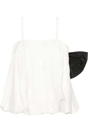 Maje Bow-detail strappy top