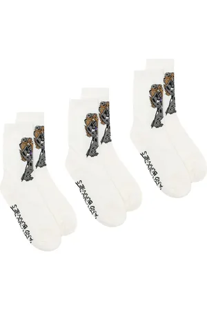 Natasha Zinko Graphic-print knitted socks
