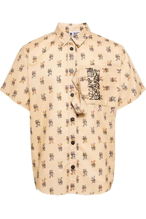 Natasha Zinko Graphic-print cotton shirt