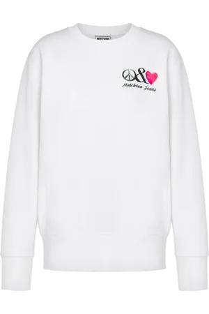 Moschino Graphic-print cotton hoodie