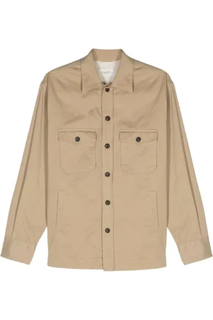 Tintoria Mattei Spread-collar cotton shirt jacket