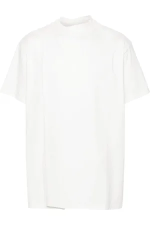 Mordecai Stripe-detail wrap T-shirt
