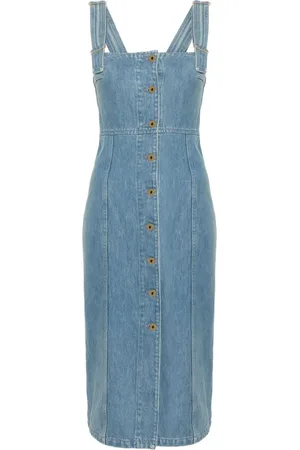 Patou Denim midi dress