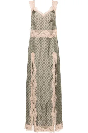 Gucci GG Supreme print silk dress