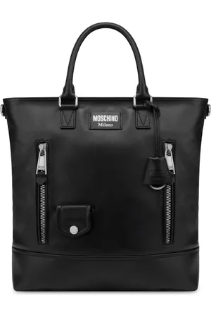 Moschino Biker leather tote bag