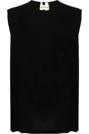 Mordecai Fine-knit sleeveless jumper