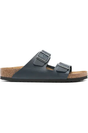 Birkenstock Logo-debossed leather sandals