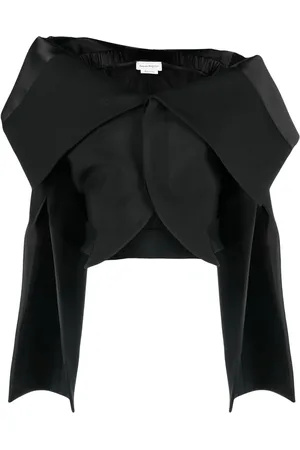 Alexander McQueen Asymmetric wool jacket