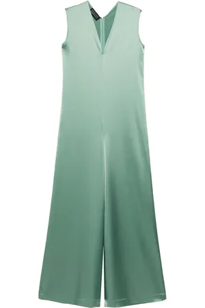 GIANLUCA CAPANNOLO Antonia sleeveless satin jumpsuit