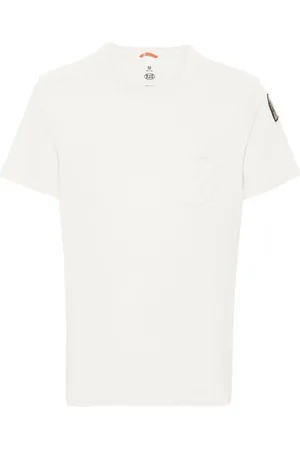 Parajumpers Logo-patch cotton T-shirt