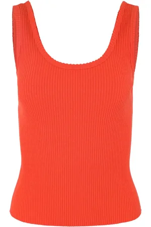 Vince Scoop rib tank top