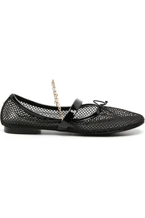 Maje Mesh ballerina shoes