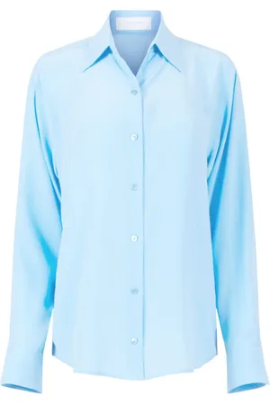 Equipment Essential long-sleeve silk shirt