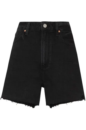 Paige Dani high-waisted denim shorts