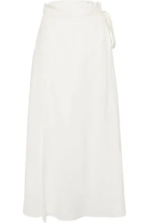 Voz High-waisted wrap skirt